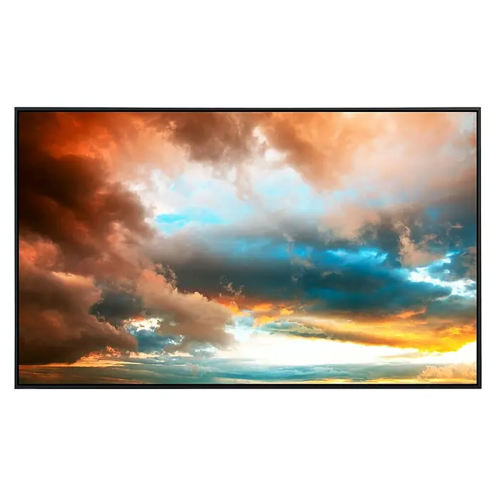 Papermoon Infrarot-Bildheizkörper Dramatischer Sonnenuntergang - 120 x 60 cm, 1.200 W - Vorderansicht