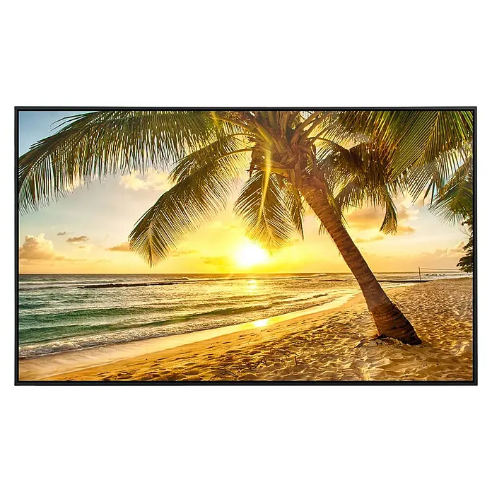Papermoon Infrarot-Bildheizkörper Barbados Palm Beach 3 - 120 x 60 cm, 900 W - Vorderansicht