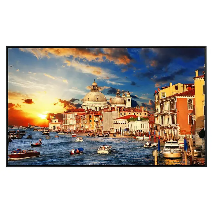 Papermoon Infrarot-Bildheizkörper Venedig Sonnenuntergang - 120 x 60 cm, 900 W - Vorderansicht
