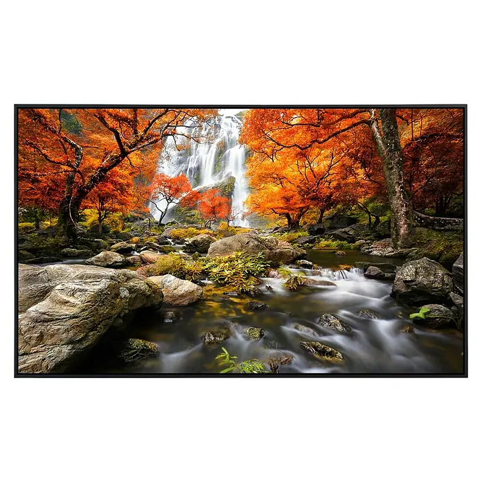 Papermoon Infrarot-Bildheizkörper Herbst Wasserfall 1 - 120 x 60 cm, 900 W - Vorderansicht