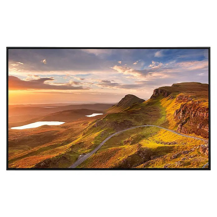 Papermoon Infrarot-Bildheizkörper Sonnenaufgang auf der Insel Quiraing - 100 x 60 cm, 600 W - Vorderansicht