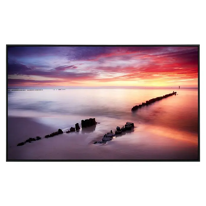 Papermoon Infrarot-Bildheizkörper Ocean Beach bei Sonnenuntergang - 120 x 60 cm, 900 W - Vorderansicht