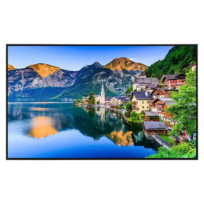 Papermoon Infrarot-Bildheizkörper Hallstatt Österreich - 120 x 60 cm, 1.200 W - Vorderansicht