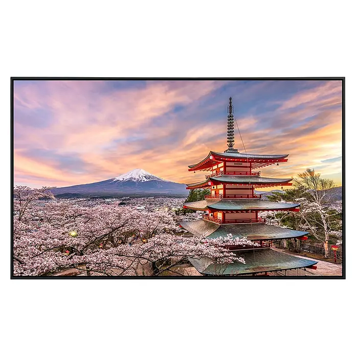 Papermoon Infrarot-Bildheizkörper Fujiyoshida Chureito Pagode Japan - 100 x 60 cm, 600 W - Vorderansicht