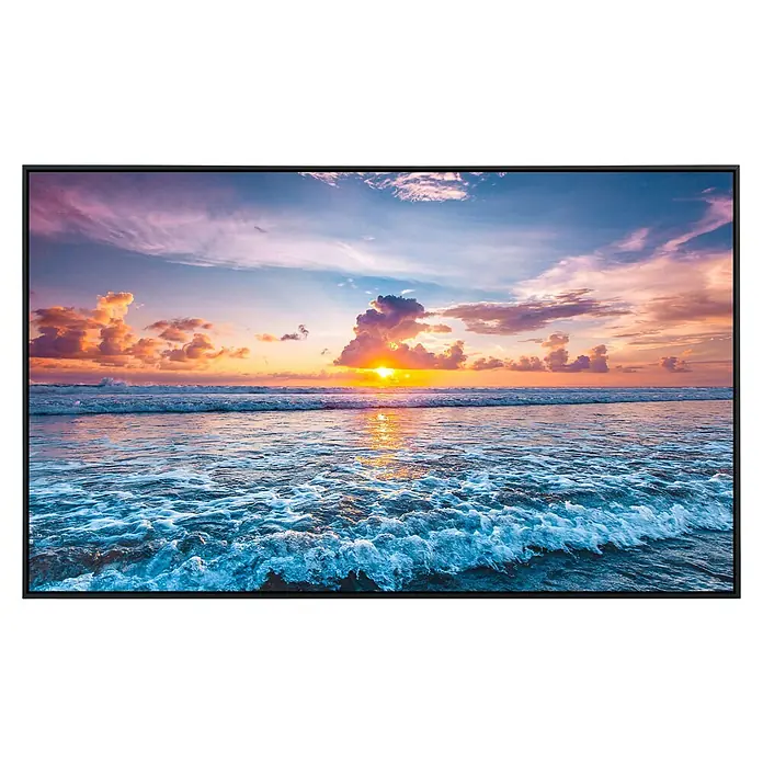 Papermoon Infrarot-Bildheizkörper Ocean Sunset Beach - 120 x 60 cm, 750 W - Vorderansicht