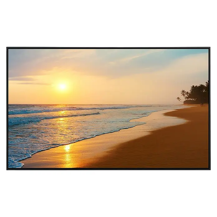 Papermoon Infrarot-Bildheizkörper Sri Lanka Beach Sonnenuntergang - 60 x 60 cm, 350 W - Vorderansicht