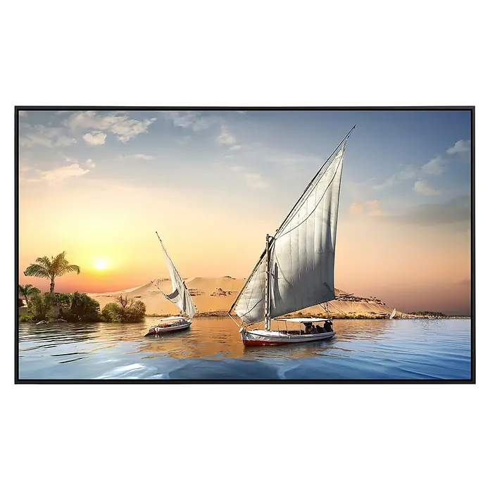 Papermoon Infrarot-Bildheizkörper Sonnenuntergang über Assuan Ägypten - 120 x 60 cm, 1.200 W - Vorderansicht