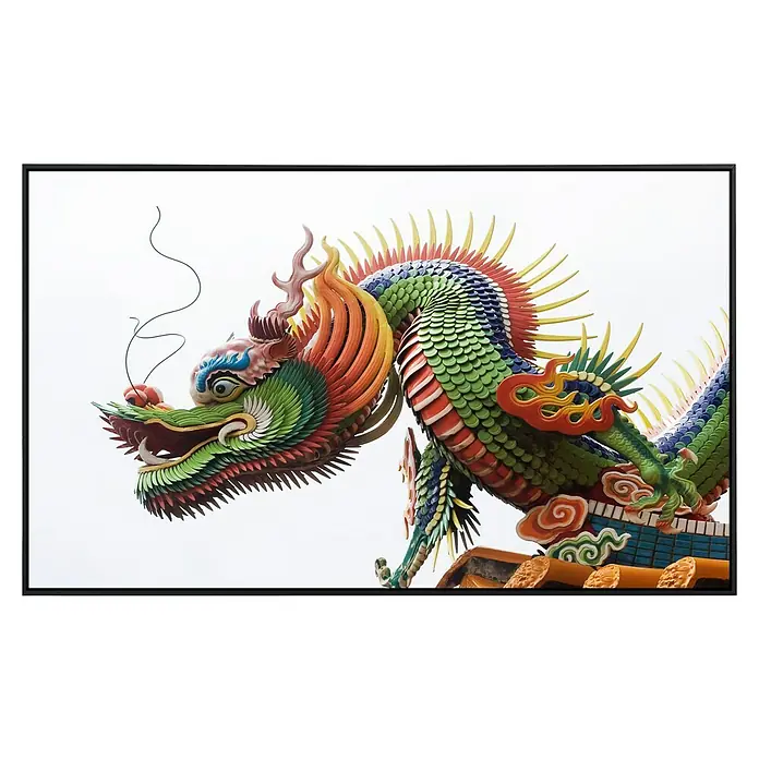 Papermoon Infrarot-Bildheizkörper Chinesischer Drache - 120 x 60 cm, 900 W - Vorderansicht