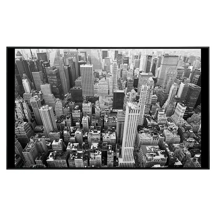 Papermoon Infrarot-Bildheizkörper Manhattan Stadtbild - 120 x 60 cm, 900 W - Vorderansicht