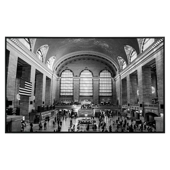 Papermoon Infrarot-Bildheizkörper Hauptbahnhof New York - 60 x 60 cm, 350 W - Vorderansicht