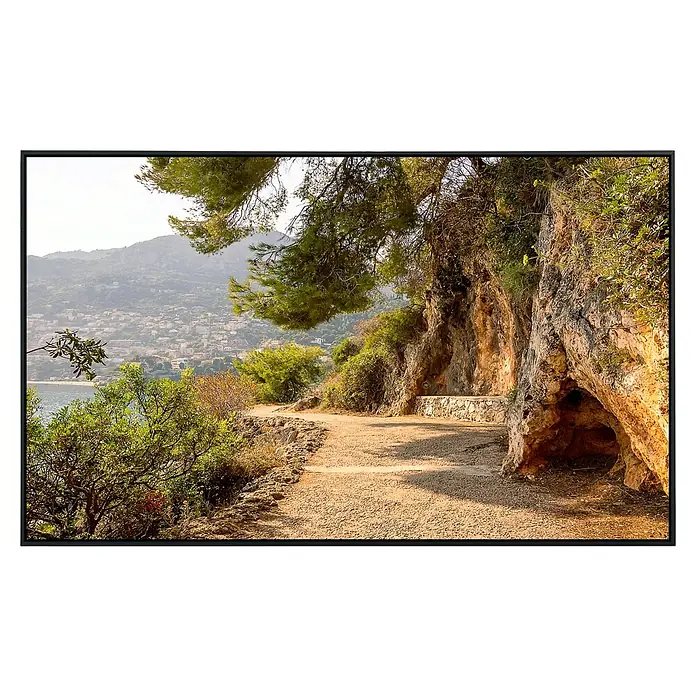 Papermoon Infrarot-Bildheizkörper Weg Cap Martin - 120 x 60 cm, 1.200 W - Vorderansicht