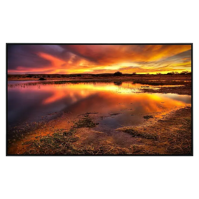Papermoon Infrarot-Bildheizkörper Flammender Himmel - 120 x 60 cm, 900 W - Vorderansicht