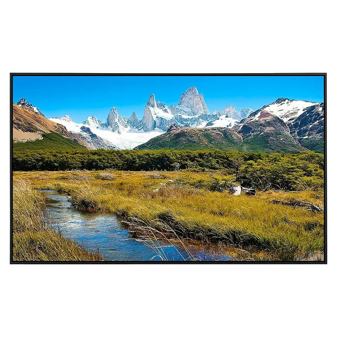 Papermoon Infrarot-Bildheizkörper Berge in Patagonien - 120 x 60 cm, 900 W - Vorderansicht