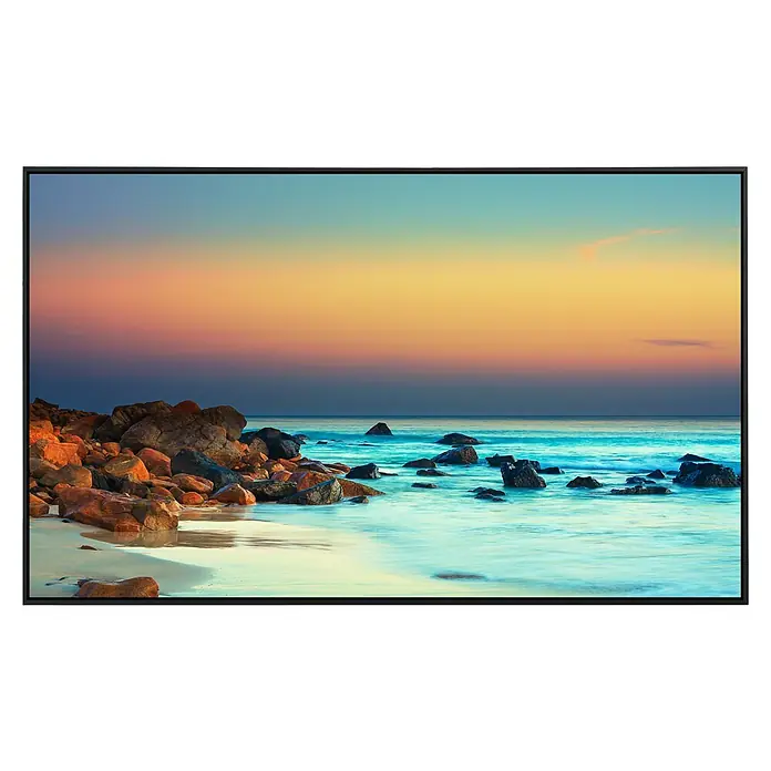 Papermoon Infrarot-Bildheizkörper Sonnenuntergang über dem Meer - 120 x 60 cm, 900 W - Vorderansicht