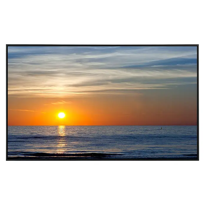 Papermoon Infrarot-Bildheizkörper Sonnenuntergang an der Ostsee - 120 x 60 cm, 1.200 W - Vorderansicht