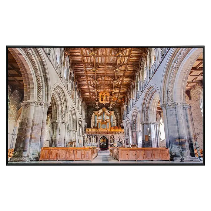 Papermoon Infrarot-Bildheizkörper Kathedrale von St Davids - 120 x 60 cm, 900 W - Vorderansicht