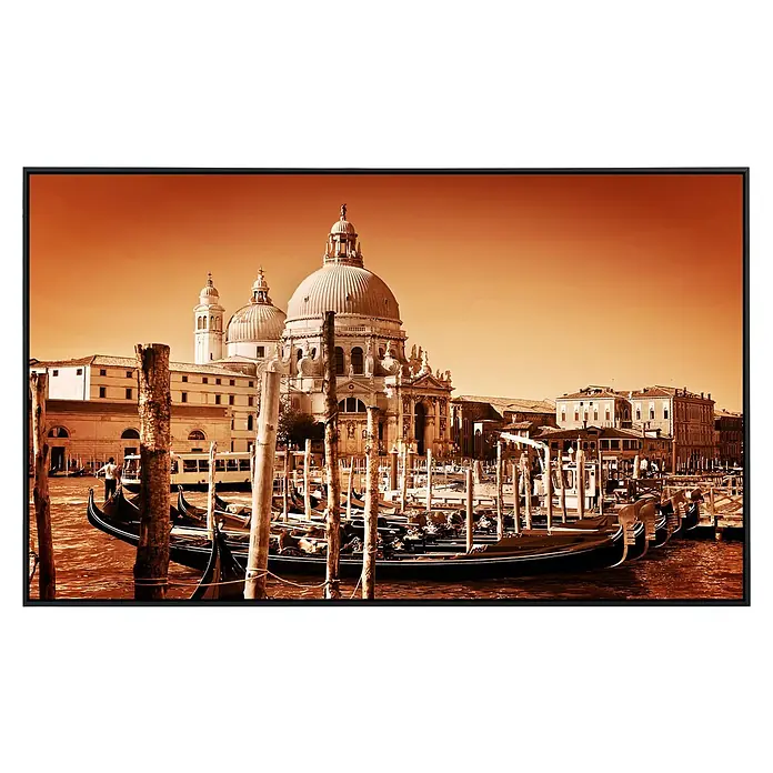 Papermoon Infrarot-Bildheizkörper Retro Venedig - 100 x 60 cm, 600 W - Vorderansicht