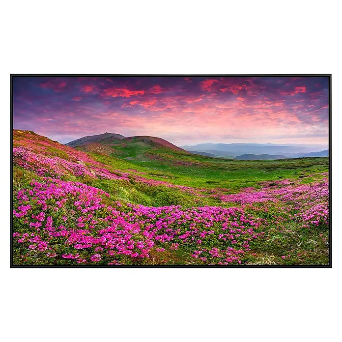 Papermoon Infrarot-Bildheizkörper Rhododendron Blumen - 120 x 60 cm, 750 W - Vorderansicht