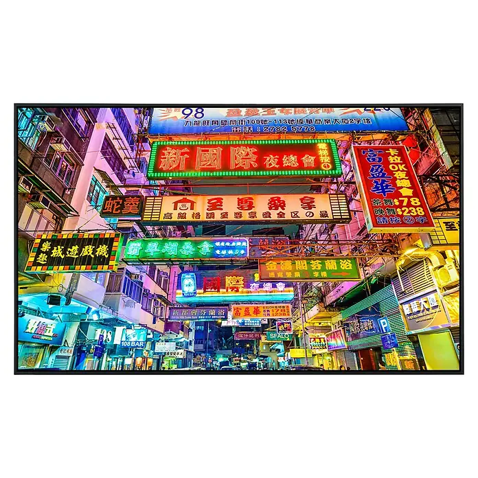 Papermoon Infrarot-Bildheizkörper Hong Kong Alleyway - 100 x 60 cm, 600 W - Vorderansicht