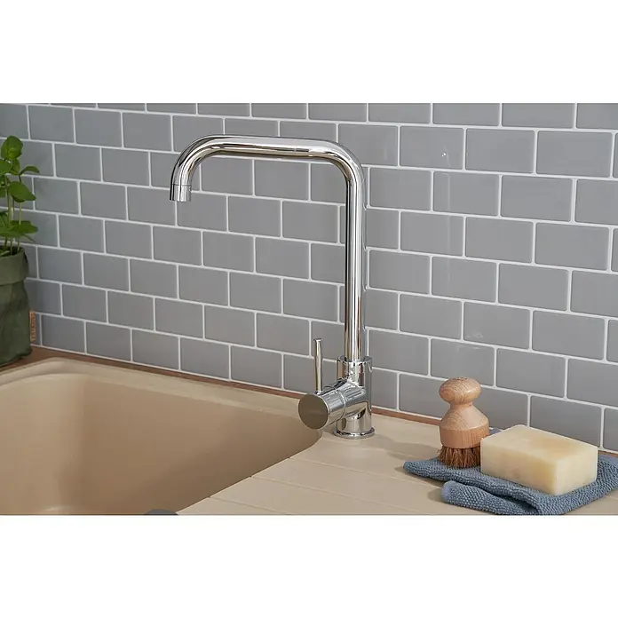 Respekta by Schock Einbauspüle Orlando - 100 x 50 cm, 1 Becken, Cristalite®, Beige - Stimmungsaufnahme