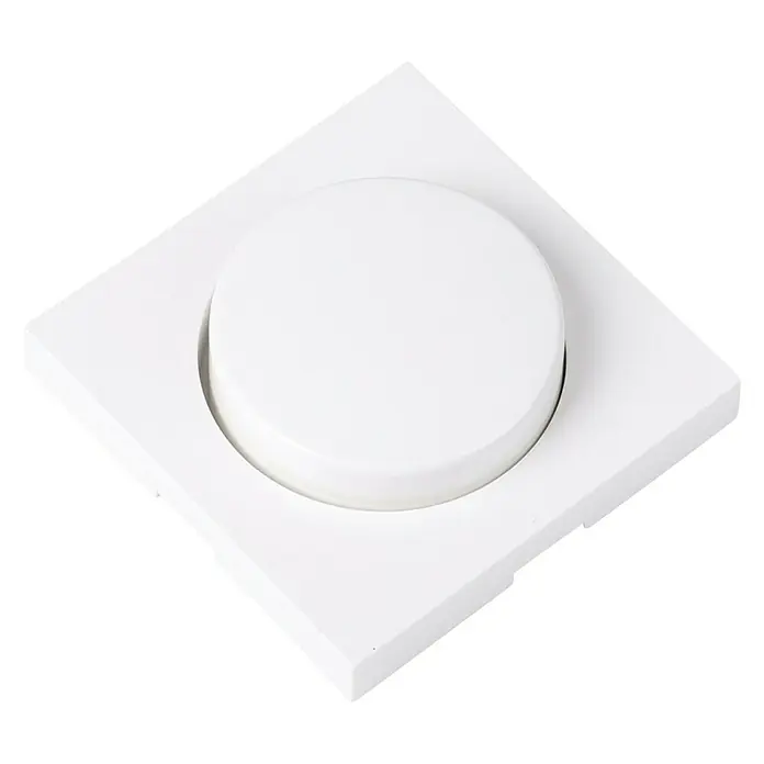 Q-Link Draaidimmer-afdekraam S-Line - Polarwit, Kunststof - Diagonaal zicht