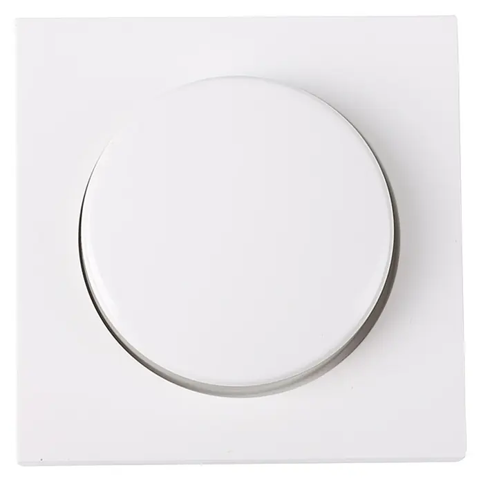 Q-Link Draaidimmer-afdekraam S-Line - Polarwit, Kunststof - Vooraanzicht