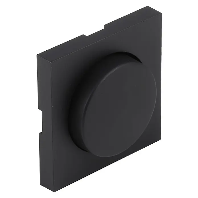 Q-Link Draaidimmer-afdekraam S-Line - Zwart, Kunststof - Diagonaal zicht