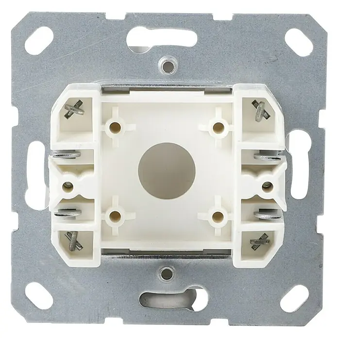 Q-Link Blindplaat S-Line - Polarwit - Achteraanzicht