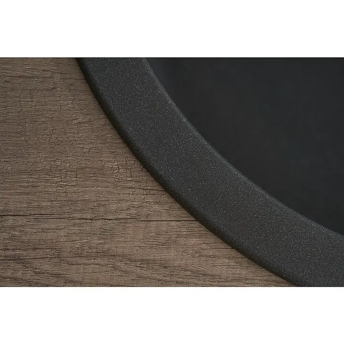 Respekta by Schock Einbauspüle Phoenix - 79 x 50 cm, 1 Becken, Cristalite®, Schwarz - Detailaufnahme