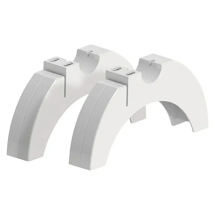 Soporte de sujeción para emisor fluido - Plástico - Vista angular
