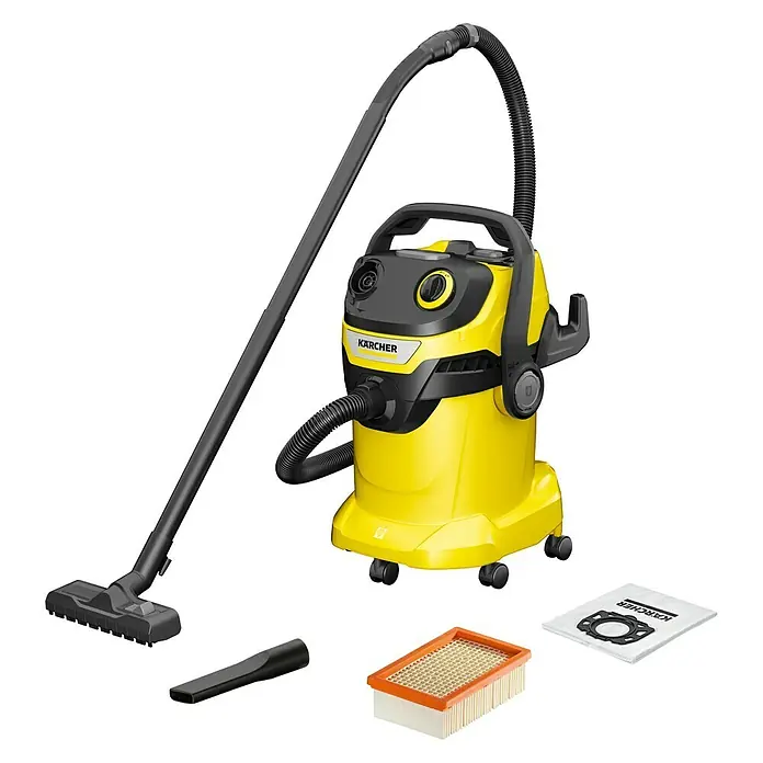 Kärcher Usisivač za mokro i suho usisavanje WD 5 V-25/5/22 - 1.100 W, Zapremina spremnika: 25 l - Dijagonalni pogled