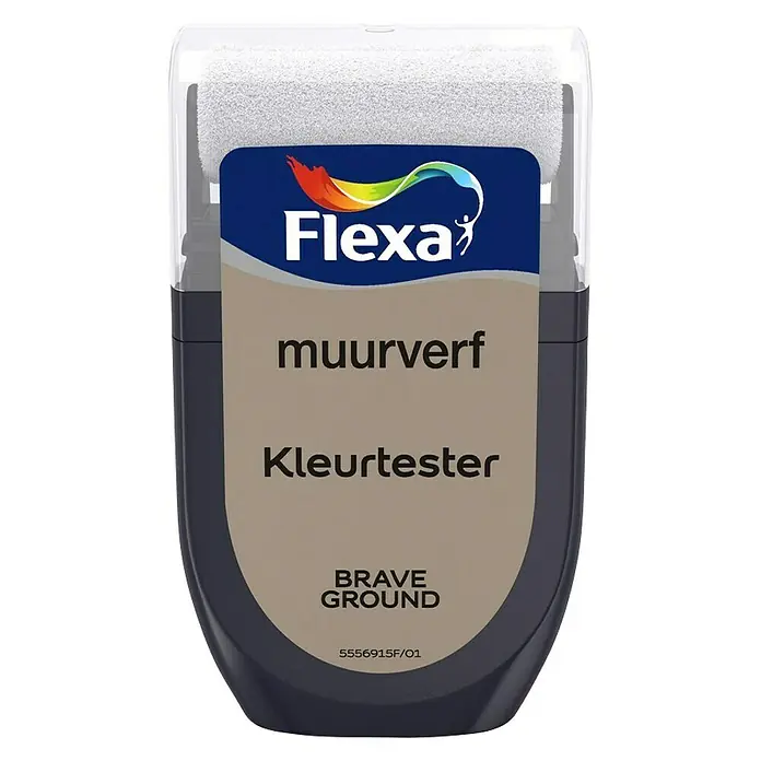 Flexa Creations Kleurtester - Brave Ground, 30 ml, Mat - Vooraanzicht