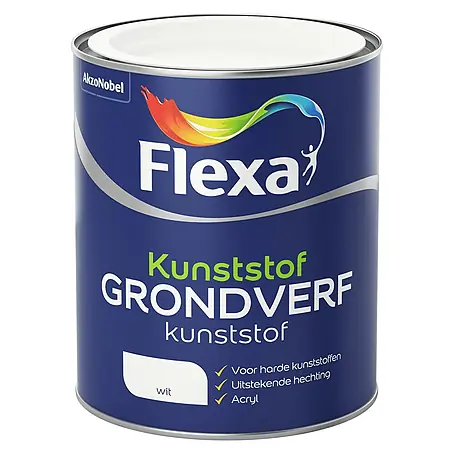 Flexa  Grondverf Kunststof Wit