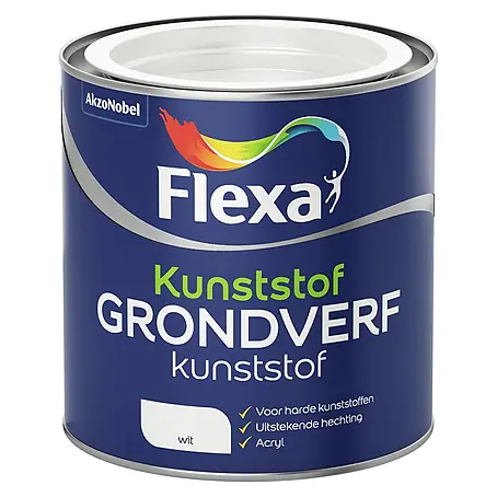 Flexa  Grondverf Kunststof Wit