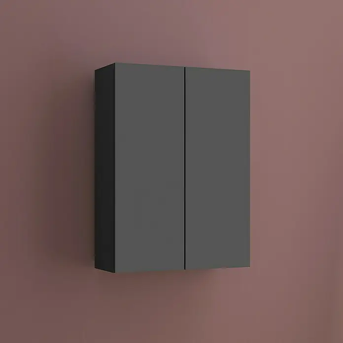 Armario colgante Patri - L x An x Al: 21 x 54 x 74 cm, Antracita - Foto ambiente