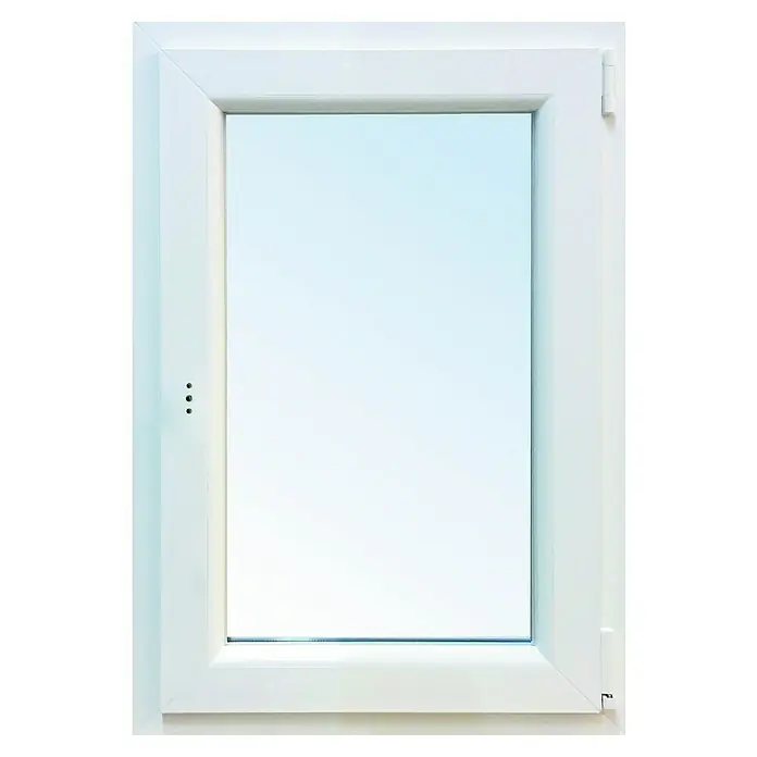 Solid Elements Ventana de PVC Practicable-Oscilobatiente - 60 x 90 cm, Derecha, Blanco, Sin persiana - Vista frontal