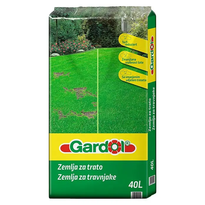 Gardol Zemlja za travnjak - 40 l - Pogled sprijeda