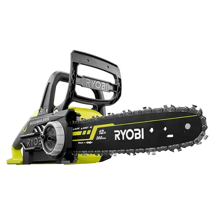 Ryobi ONE+ Akku-Kettensäge OCS 1830 - 18 V, Li-Ionen, Ohne Akku, Schwertlänge: 30 cm - Diagonale Ansicht