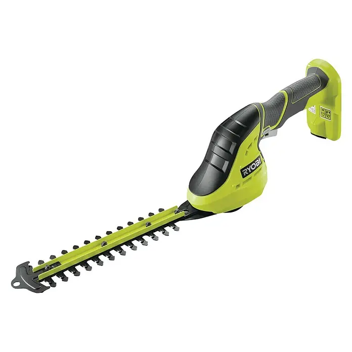 Ryobi ONE+ Akku-Gras- & Strauchschere OGS1822 - 18 V, Li-Ionen, Ohne Akku, Messerbreite: 12 cm - Diagonale Ansicht