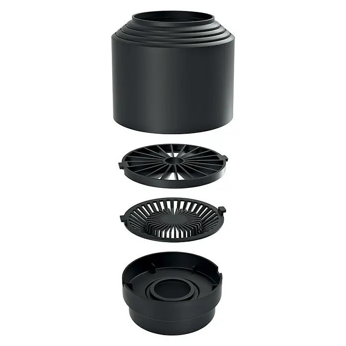 Regenwasserfilter - 4 -tlg., Passend für: Regentonne Maze, Tube, Aquacan, Smooth, Peruno, Aqua Tower, Tower Stone - Vorderansicht