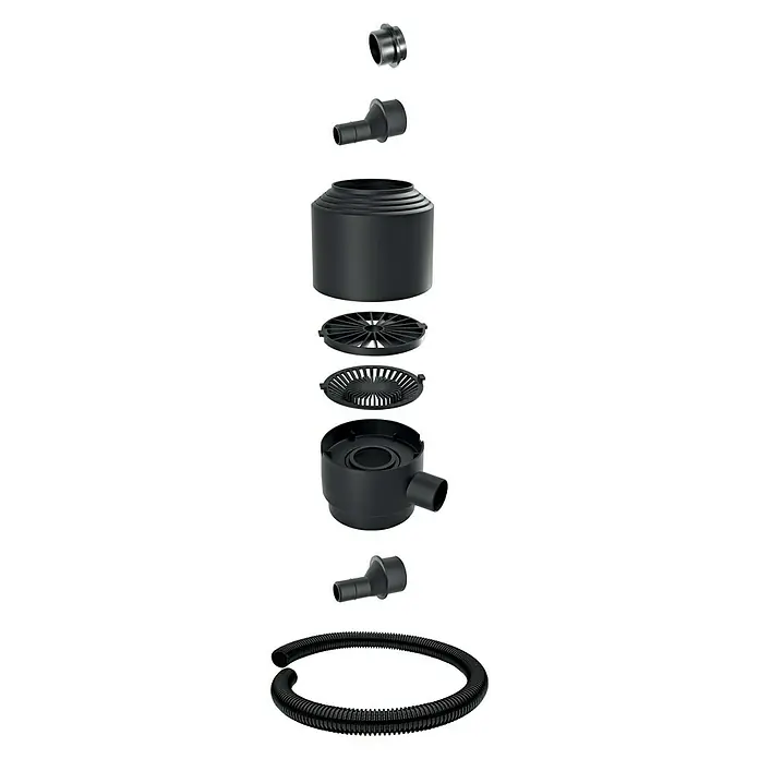Regenwasserfilter - 8 -tlg., Passend für: Regentonne Maze, Tube, Aquacan, Smooth, Peruno, Aqua Tower, Tower Stone - Vorderansicht