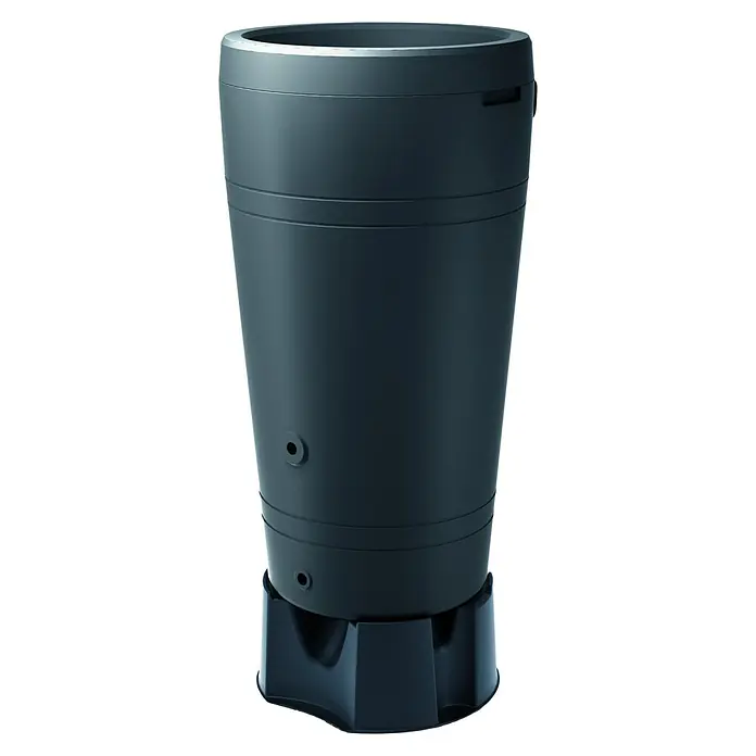 Regenspeicher Tube - 230 l, Anthrazit - Vorderansicht