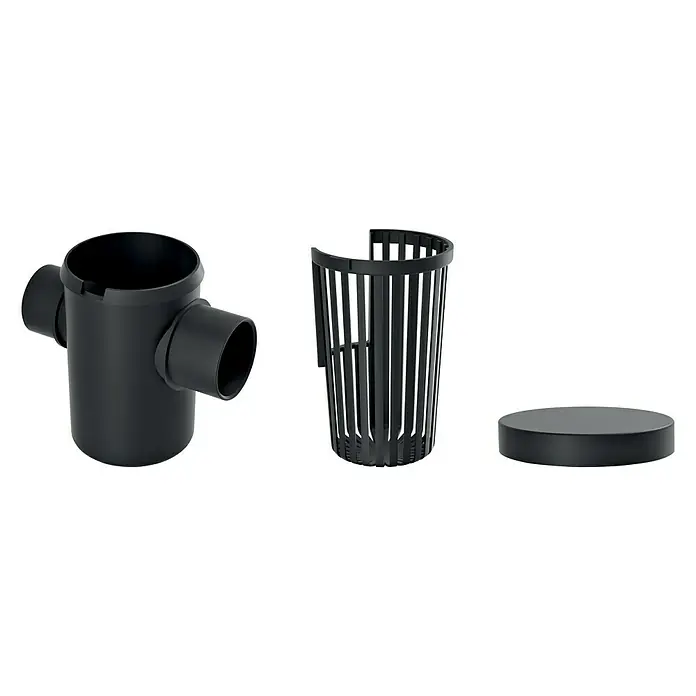 Regenwasserfilter - Passend für: Regentonne Maze, Tube, Aquacan, Smooth, Peruno, Aqua Tower, Tower Stone - Diagonale Ansicht