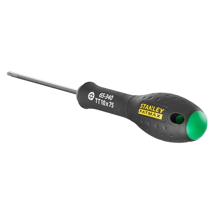 Stanley FatMax Schraubendreher - TX 10, Klingenlänge: 75 mm - Diagonale Ansicht