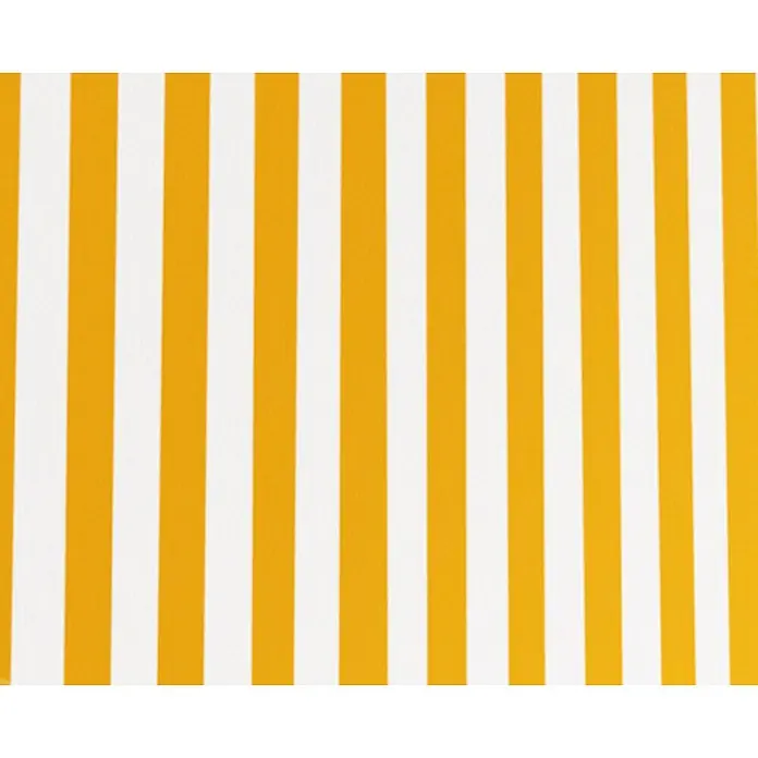 Sunfun Klemmmarkise - Gelb/Weiß, Breite: 3 m, Ausfall: 1,3 m - Detailaufnahme