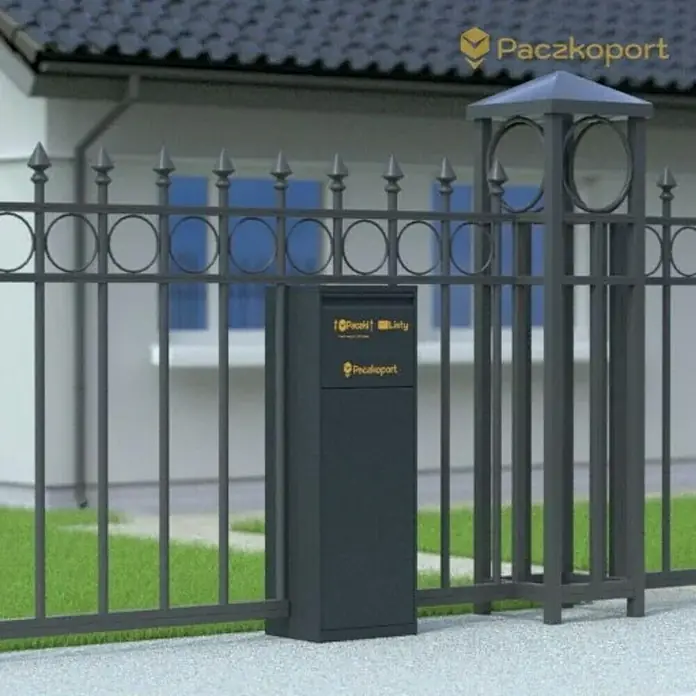 Paketbox L-2W - L x B x H: 56,2 x 45 x 151 cm, Geeignet für: Pakete - Stimmungsaufnahme