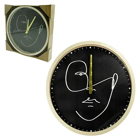 Wanduhr rund Face
