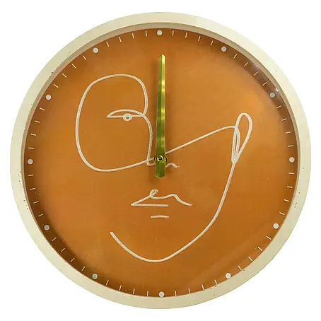 Wanduhr rund Face