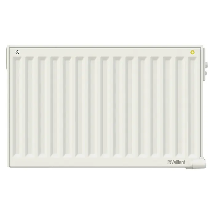 Vaillant Raumheizkörper Yali Comfort - B x H: 8,1 x 50 cm, 2 kW, Weiß - Vorderansicht