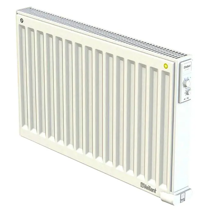 Vaillant Raumheizkörper Yali Comfort - B x H: 8,1 x 50 cm, 2 kW, Weiß - Diagonale Ansicht